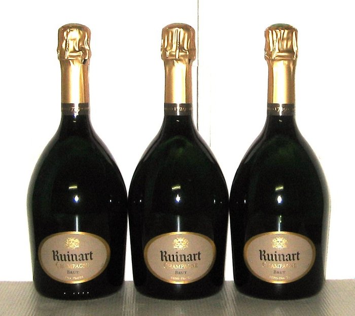 Ruinart, "R de Ruinart" - Champagne Brut - 3 Flasker (0,75 L)