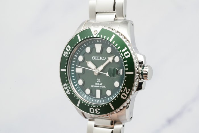 Seiko - Prospex - Ingen mindstepris - SNE579P1 | V157-0DF0 | Green Solar Diver - Mænd - 2011-nu