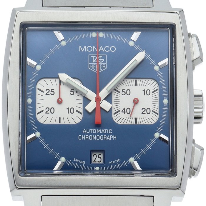 TAG Heuer - Monaco Chronograph Steve McQueen - CW2113.BA0780 - Mænd - 2000-2010