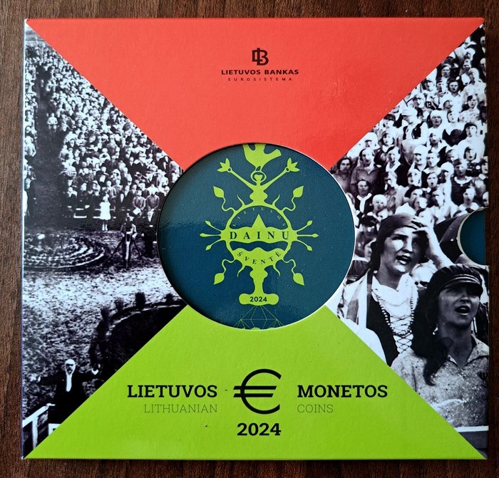 Litauen Year Set / 2 Euro 2018/2024 (2 items)  (Ingen mindstepris)