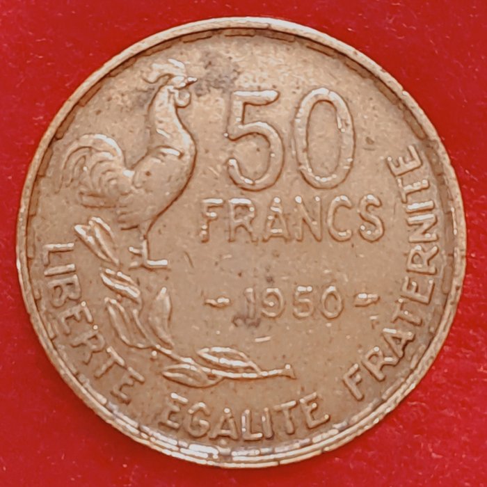 Frankrig. Fourth Republic (1947-1958). 50 Francs 1950 Guiraud  (Ingen mindstepris)