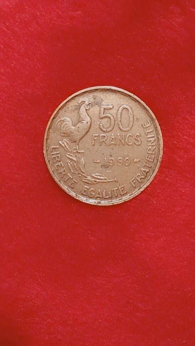 Frankrig. Fourth Republic (1947-1958). 50 Francs 1950 Guiraud  (Ingen mindstepris)