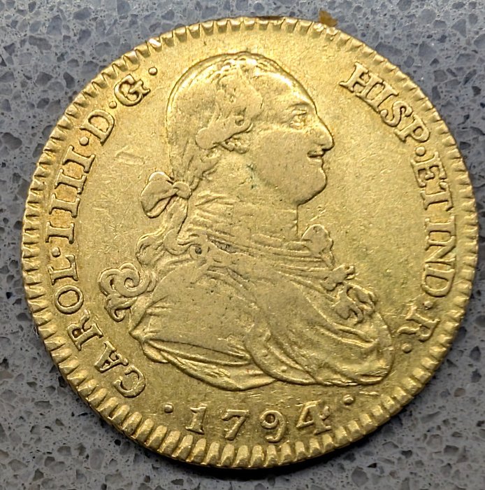 Spanien. 2 Escudos 1794 Madrid MF