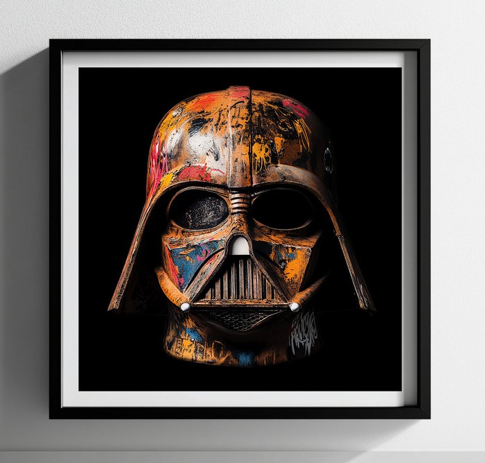 Henevor - Unique Set: Stormtrooper  Darth Vader Rusty, graffiti, aged – Limited Edition Prints by Henevor