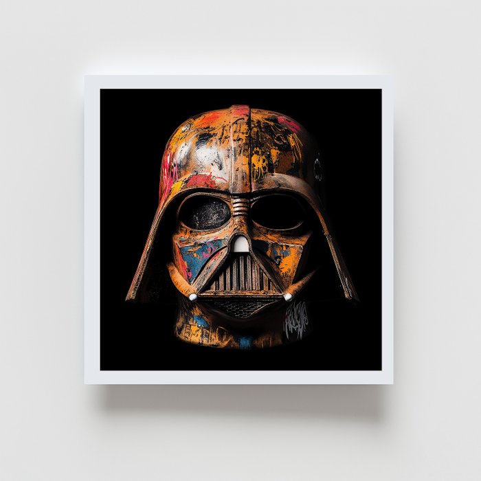 Henevor - Unique Set: Stormtrooper  Darth Vader Rusty, graffiti, aged – Limited Edition Prints by Henevor