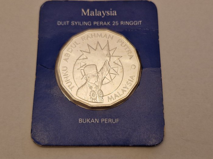 Malaysia, Vanuatu. 25 Ringgit 50 Vatu 1982 1992  (Ingen mindstepris)