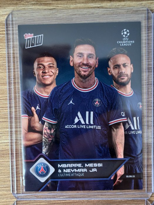 2024 Topps Now Uefa Euro  UCL Lamine Yamal, Lionel Messi - 9 Card - Næsten så god som ny (NM)