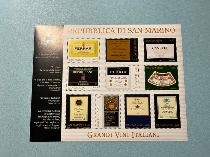 San Marino 1960/2011 - Parti på 67 B/F-ark og 12 MF San Marino - Ingen gentagelser - Unificato