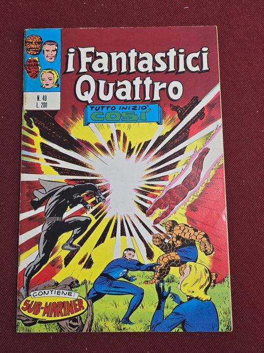 I Fantastici Quattro n 49 - originale - prima apparizione Klaw - 1 Comic - Første udgave