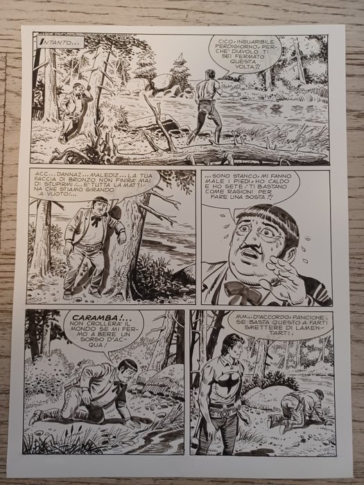 Bignotti, Franco - 2 Original page - Zagor - Il Forte del tradimento - 1986