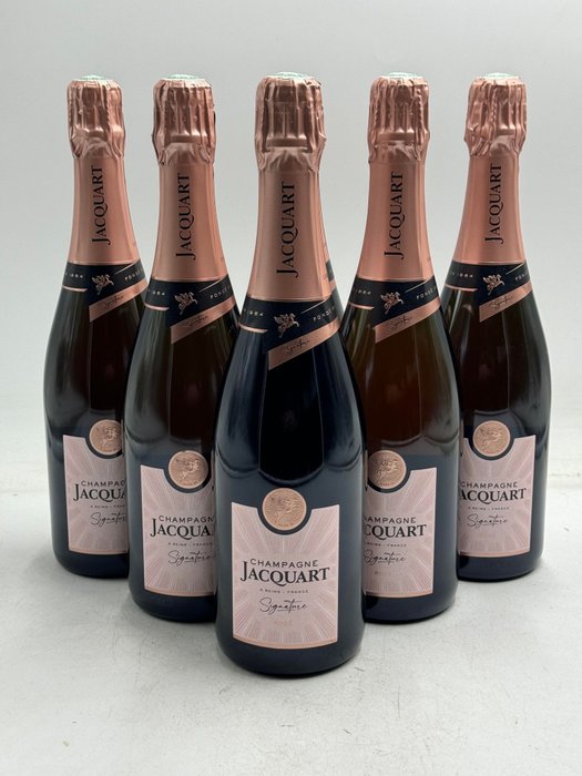 Jacquart, signature Rosé - Champagne Rosé - 6 Flasker (0,75 L)