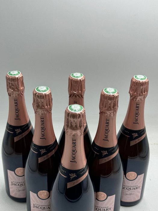 Jacquart, signature Rosé - Champagne Rosé - 6 Flasker (0,75 L)