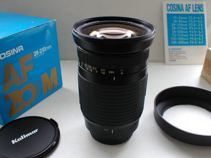 Cosina 28-210mm voor Minolta A / Sony A Zoomobjektiv