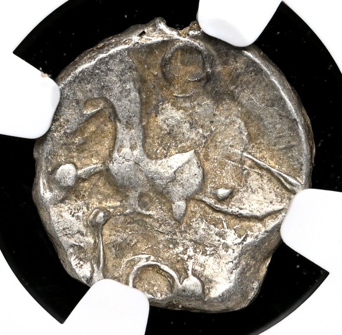 Kelterne Aedui Quinarius mid 1st Century BC NGC VF