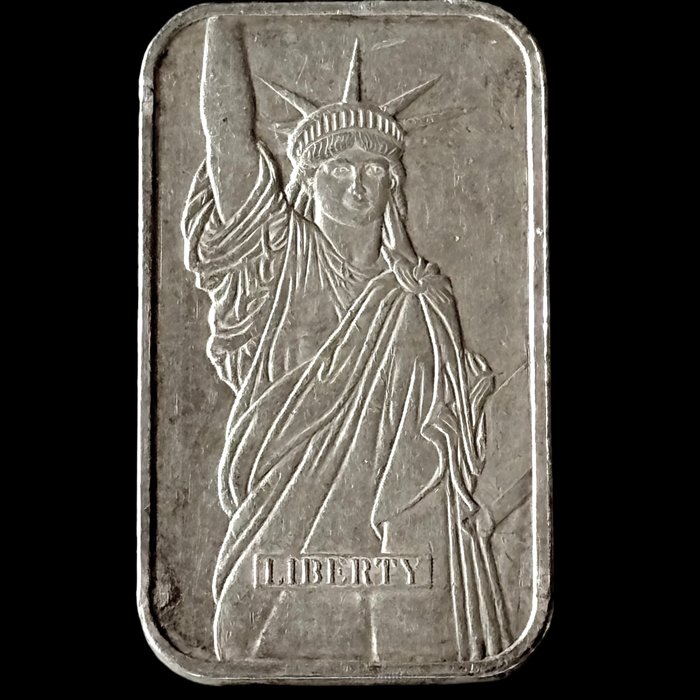 Förenta staterna. Silver Bar Liberty, 1 Oz (.999)  (Ingen mindstepris)