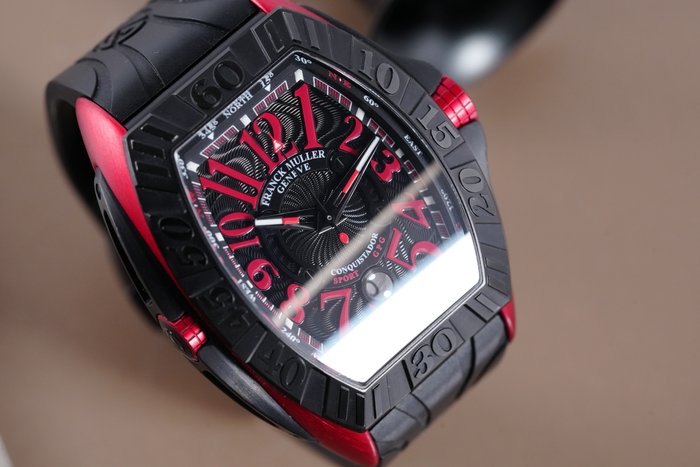 Franck Muller - Conquistador GPG Grand Prix Black Red Franck - Ingen mindstepris - 8900SCDTGPG - Mænd - 2011-nu