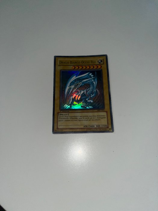 Konami - 1 Card - Yu-Gi-Oh! - Drago Bianco Occhi Blu