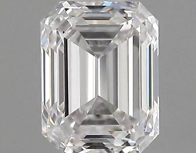 Ingen mindstepris - 1 pcs Diamant  (Natur)  - 0.40 ct - Smaragd - E - VVS1 - Gemological Institute of America (GIA) - *EX VG*