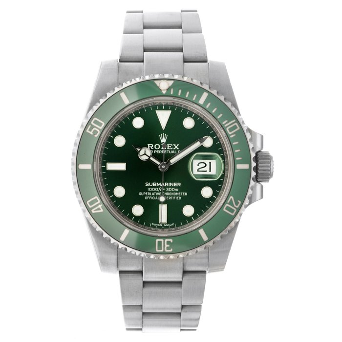 Rolex - Submariner Hulk - 116610LV - Mænd - 2010-2020