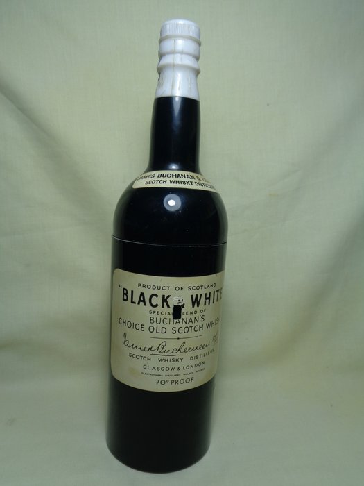 whisky Black White - Cigaretetui med lighter - Plast