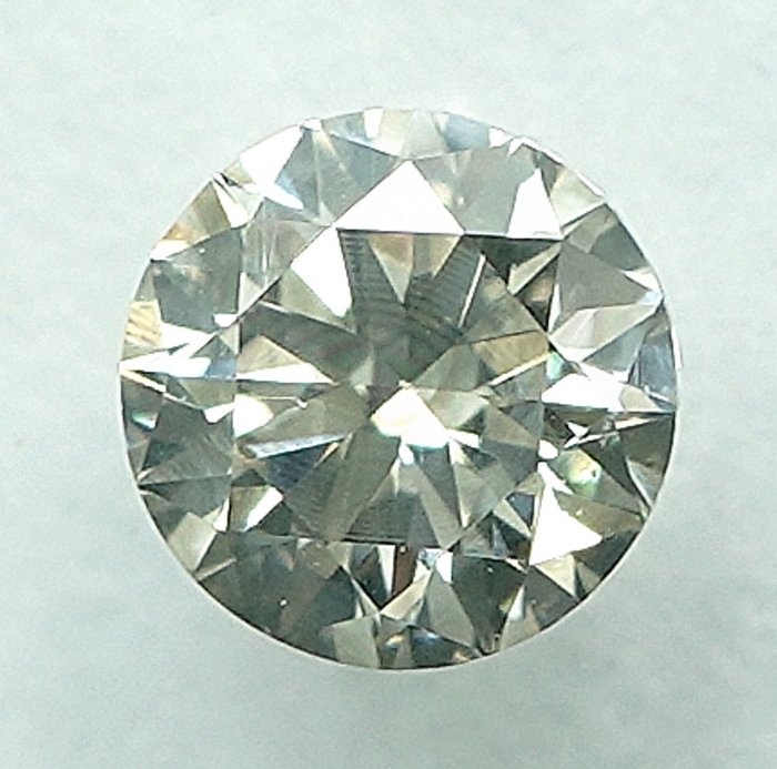 1 pcs Diamant  (Naturfarvet)  - 0.31 ct - Light Grålig Gul - SI2 - International Gemological Institute (IGI)