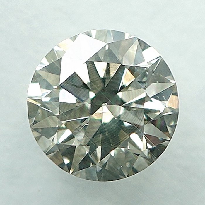 1 pcs Diamant  (Naturfarvet)  - 0.31 ct - Light Grålig Gul - SI2 - International Gemological Institute (IGI)