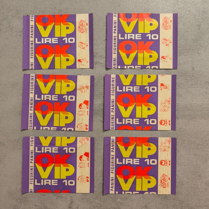 Panini - Ok VIP - Piene e Sigillate - 6 Pack