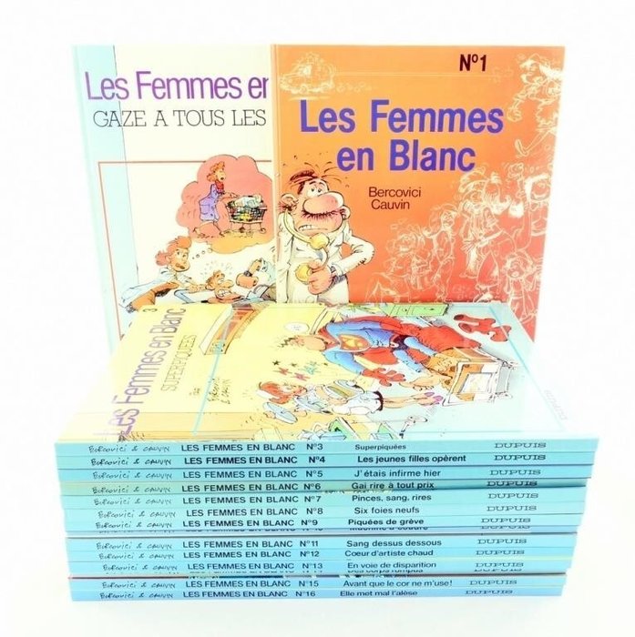 Les Femmes en Blanc T1 à T16 - 16x C - EO/Ré - 16 Album - 1986/2000