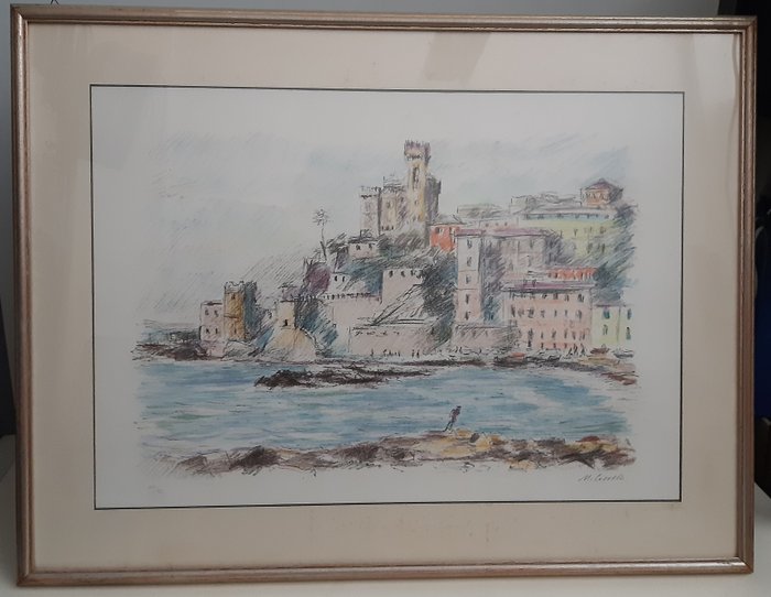 Michele Cascella (1892-1989) - Il Castello di Paraggi