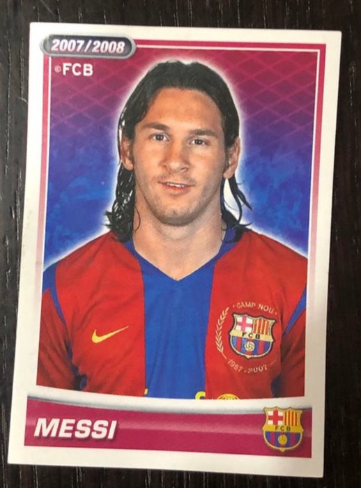 2007/08 Panini FC Barcelona Lionel Messi #109 - 1 Sticker - Good (GD)