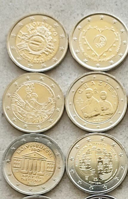 Europa 2 Euro 2014/2024 (25 moedas)  (Ingen mindstepris)