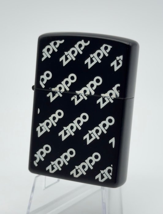 Zippo - commemorative of the brand Zippo - Black Design - 2009 - Lighter - Metal