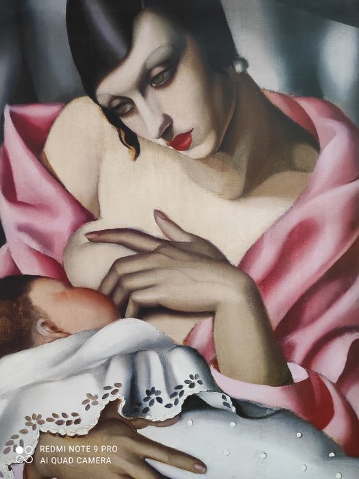 Tamara de Lempicka (after) - Mere et enfant - Tamara de Lempicka - 1990‹erne