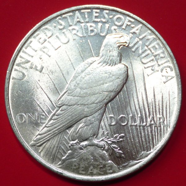 Förenta staterna. A Lot of 3x USA Silver Peace Dollars 1922, 1923, 1925  (Ingen mindstepris)