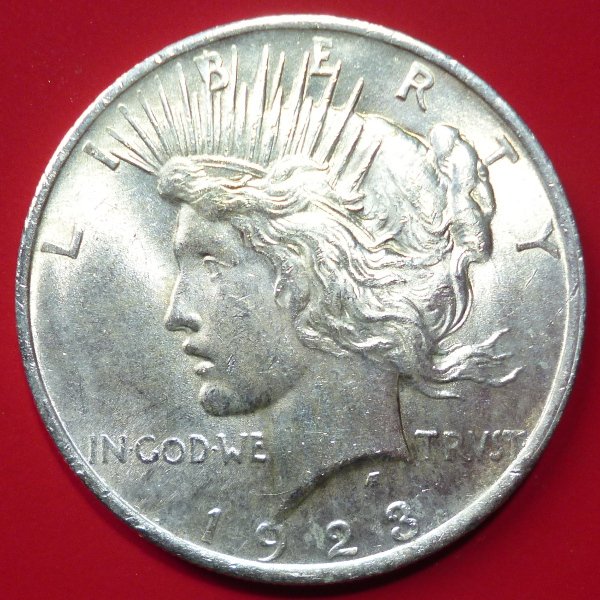 Förenta staterna. A Lot of 3x USA Silver Peace Dollars 1922, 1923, 1925  (Ingen mindstepris)