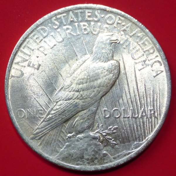 Förenta staterna. A Lot of 3x USA Silver Peace Dollars 1922, 1923, 1925  (Ingen mindstepris)