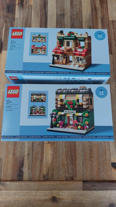 Lego - 40696 + 40680 - Bakery (limited GWP) + Flower Shop (limited GWP) - 2020+ - Danmark