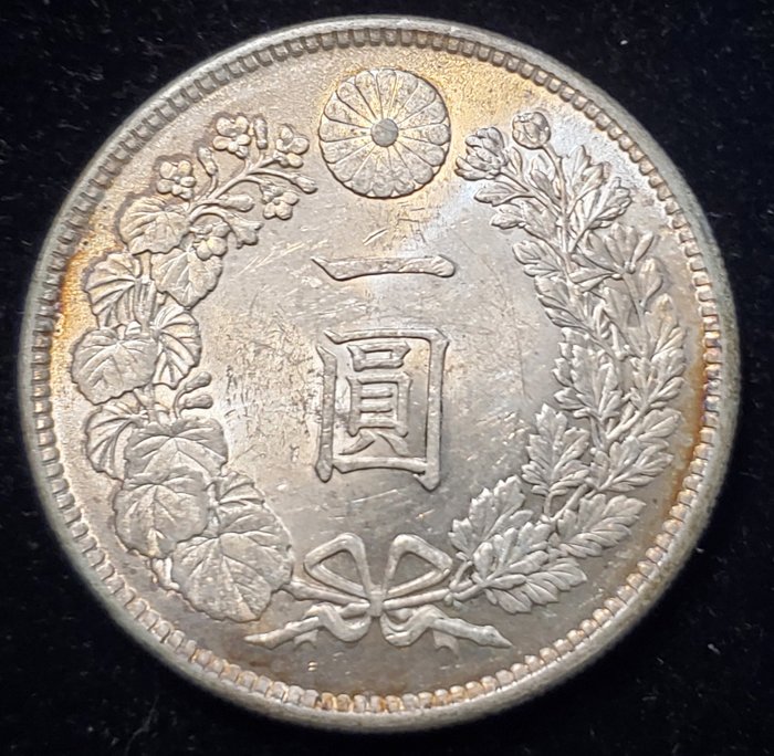 Japan. 1 Yen Meiji, year 38 (1905)  (Ingen mindstepris)