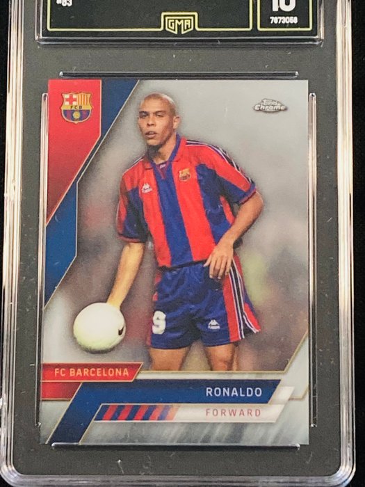 2022 - Topps - Chrome FC Barcelona - Ronaldo Nazario - #83 - 1 Graded card - GMA 10