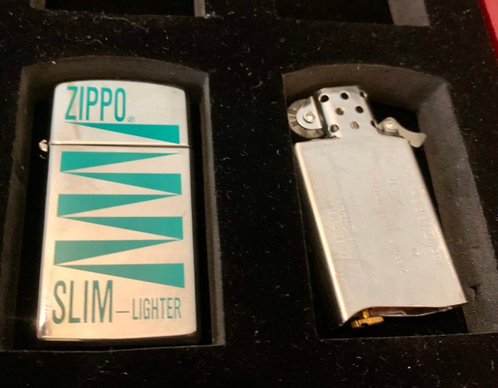 Zippo - Lighter - Forsølvet, Stål (rustfrit)