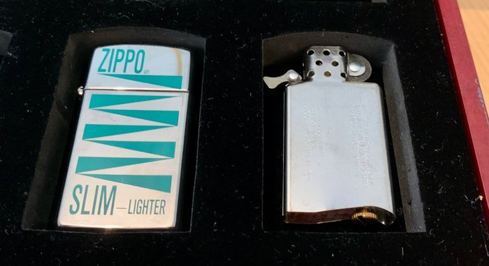 Zippo - Lighter - Forsølvet, Stål (rustfrit)