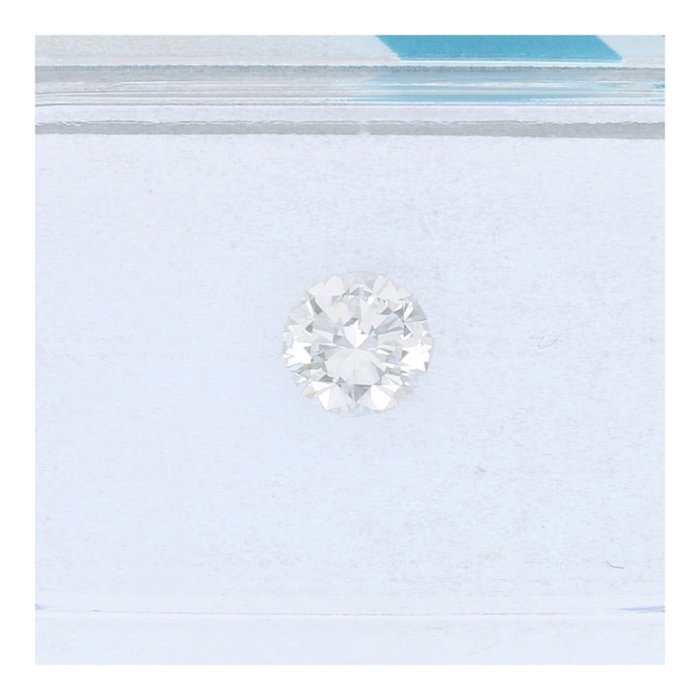 Ingen mindstepris - 1 pcs Diamant  (Natur)  - 0.36 ct - Rund - D (farveløs) - VS1 - International Gemological Institute (IGI)