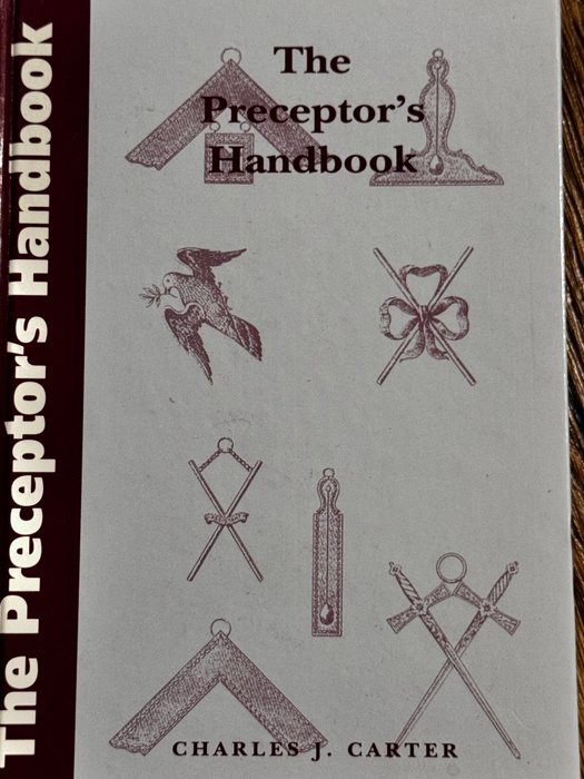 Bernard E. Jones - The Preceptor's Handbook inc set of 6 collar Jewel (circa 1910) - 1994