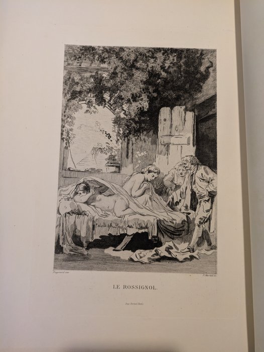 La Fontaine / Fragonard - Contes de la Fontaine avec illustrations de Fragonard. Tome 2 - 1883