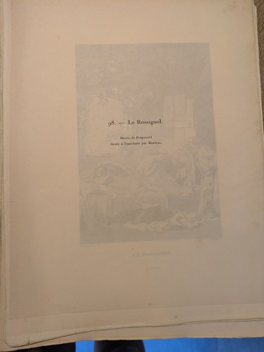 La Fontaine / Fragonard - Contes de la Fontaine avec illustrations de Fragonard. Tome 2 - 1883