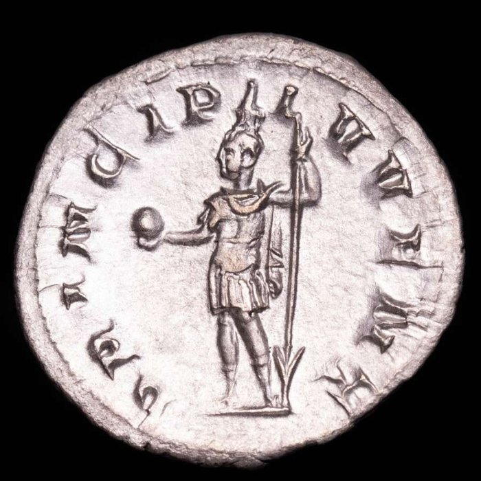 Romarriket. Philip II (AD 247-249). Antoninianus Rome, 244-247 AD. PRINCIPI IVVENT  (Ingen mindstepris)