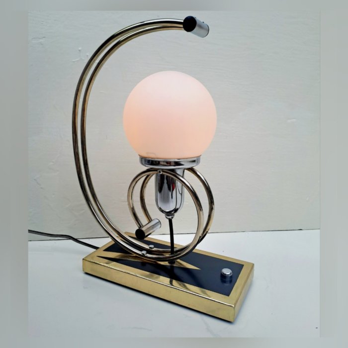 Bordlampe - Glas - Vintage design lampe