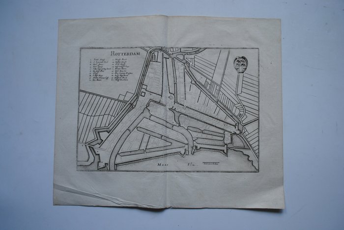 Holland - Rotterdam; C. Merian - Rotterdam - 1651-1660