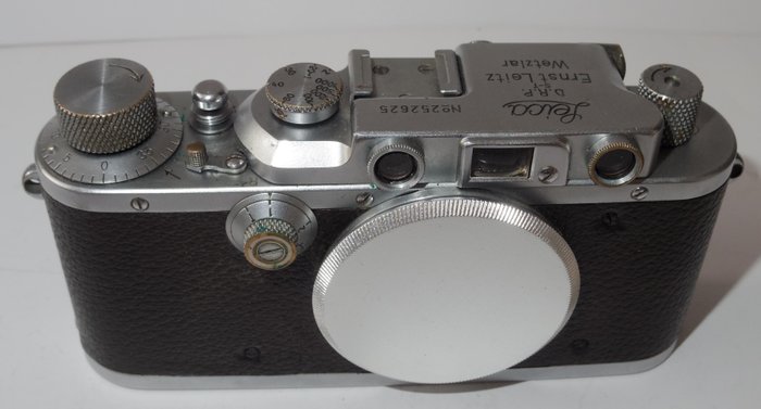 Leica IIIa rangefinder body - 1937 - very rare "S-T" engraving - working Rangefinder søgerkamera