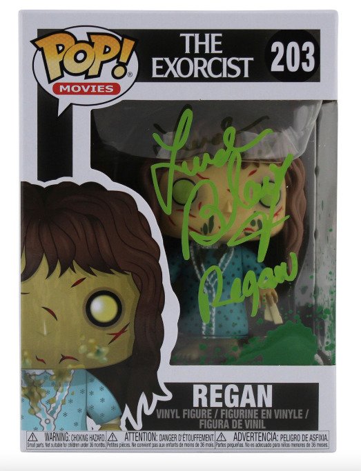 Funko  - Funko Pop #203 Linda Blair - Autograph  Inscription - Beckett COA